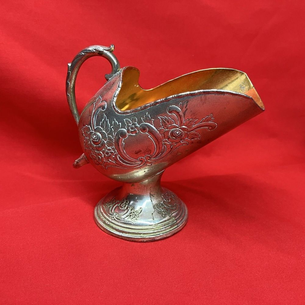 Vintage Raimond Silverplate Sugar Salt Snack Candy Nuts Scuttle 1960s (No Scoop)